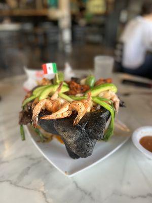 Molcajete Combo is a must to share. This is the order for 2.