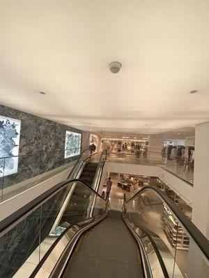 Escalator well, H&M Fifth Avenue NYC