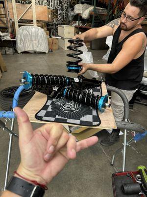 New adjustable coils by Megan racing