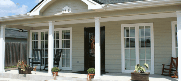 Welcoming office front entrance.