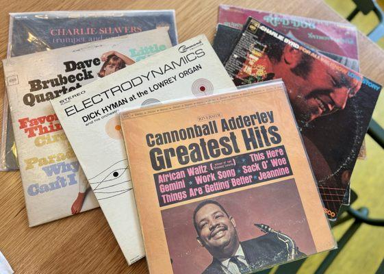 Best deal: $2 LPs; buy 10, get one free! Scored some jazz and spoken word LPs!