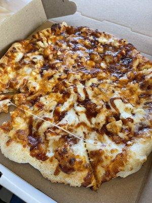 BBQ Chicken Pizza!  Fantastic!