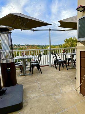 Upstairs balcony