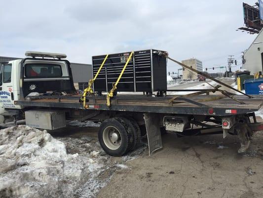 Moving a tool box