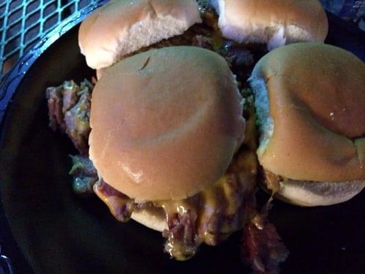 Brisket sliders were delicious at the concert they catered! Yum