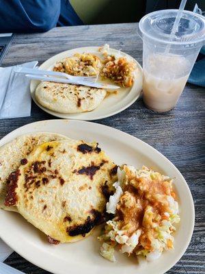 Vegan pupusa, veggie pupusa, revuelta pupusa