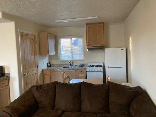 Perfect size kitchen for a short stay