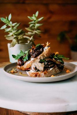 Miso Mushroom Toast