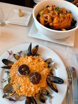 Risotto Venere Alla Pescatore