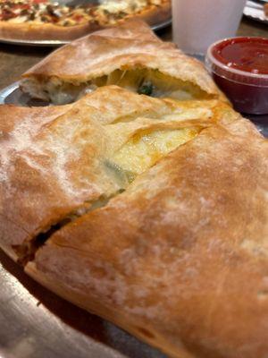 Veggie calzone