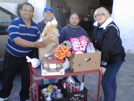 Family Package with Dairy, Produce, Dry Goods, Vegetables, and Meats.