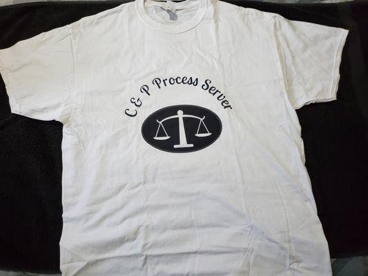 C & P Process Server shirts have arrived..