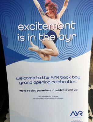 Ayr Back Bay grand opening!