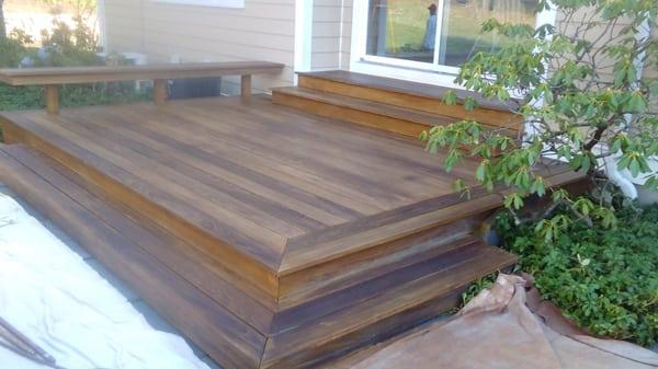 Ipe platform deck