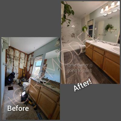 Bathroom remodel!