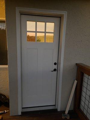 Doors installation