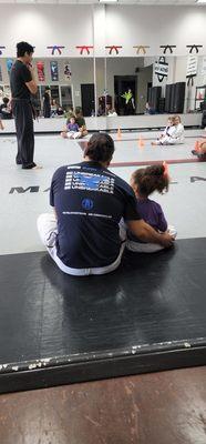 Daddy Daughter time for Father's Day Class