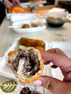 Steak & Cheese Egg Rolls