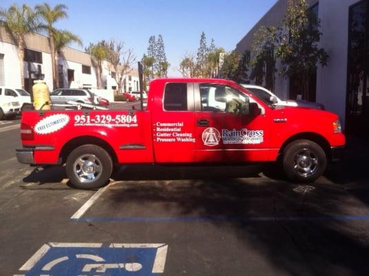 Look for our company trucks. We are out and about daily.