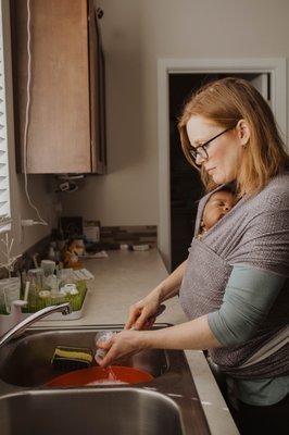 Our doulas prepare healing meals for the whole family.