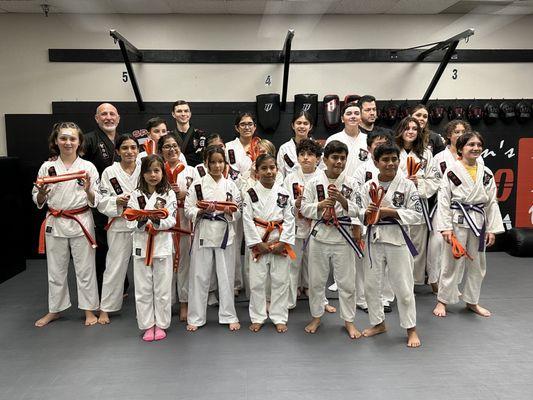 Kids class after testing