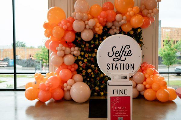 PINE selfie station