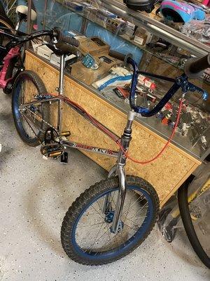 The Raleigh I donated that he built