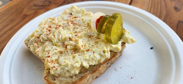 Egg Salad on seeded bread