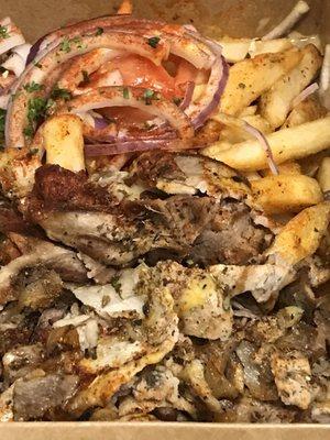 Pork Yeero with Greek Fries