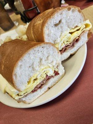 Egg hoagie