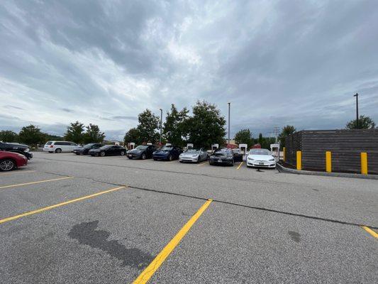 Seabrook, NH, Tesla Charging station