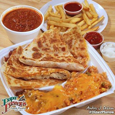 Chicken Quesadilla Platter