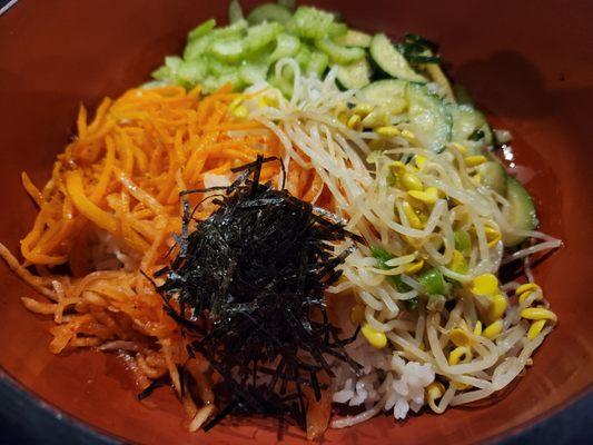 Vegan bibimbap