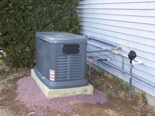 Whole-home automatic standby generator installations