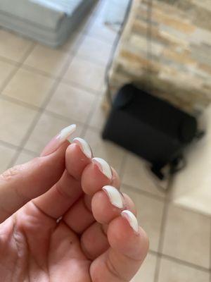 No color on the tips didn't even bother