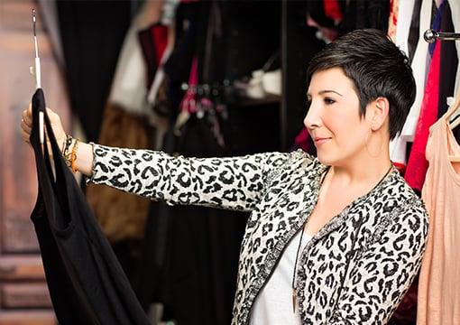 Finding the perfect looks for my client. Let me help you find a style that fits you and your life!