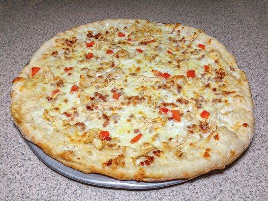 Chicken & Bacon Ranch Pizza