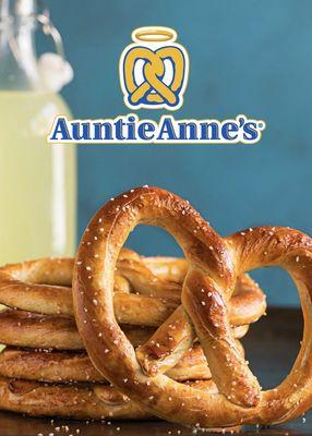 A warm pretzel complement of auntie Annie's happy birthday rewards