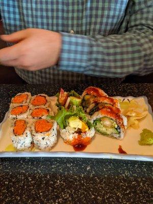 Sushi lunch combo