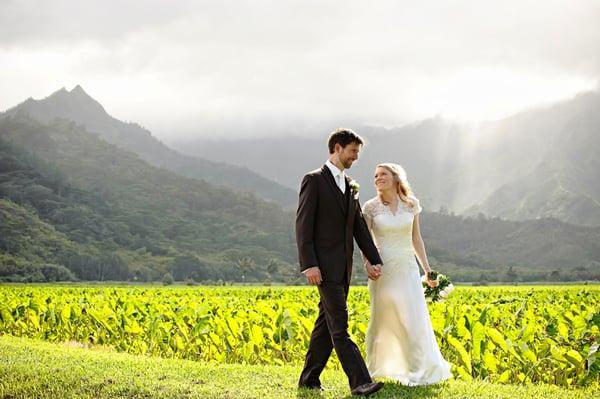 Hanalei Wedding Taro Fields