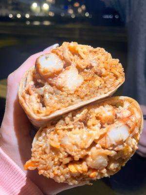 Shrimp hibachi wrap