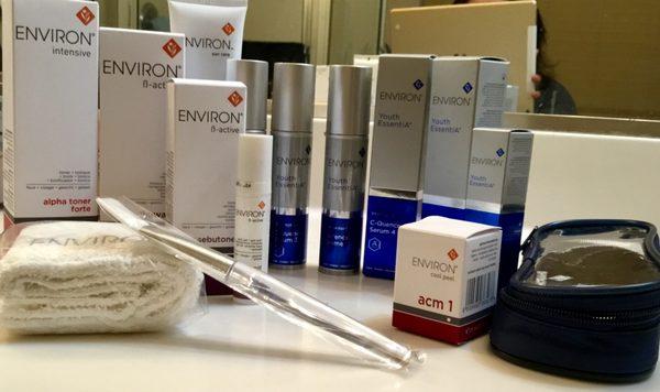 Environ products for different problem spots on your Face