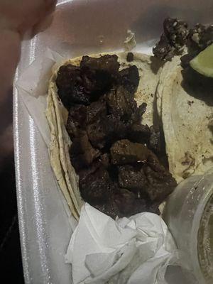 Steak tacos