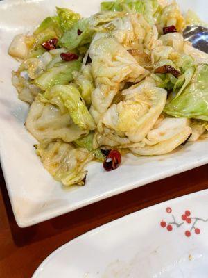 Fried Shredded Cabbage @lesminaddio