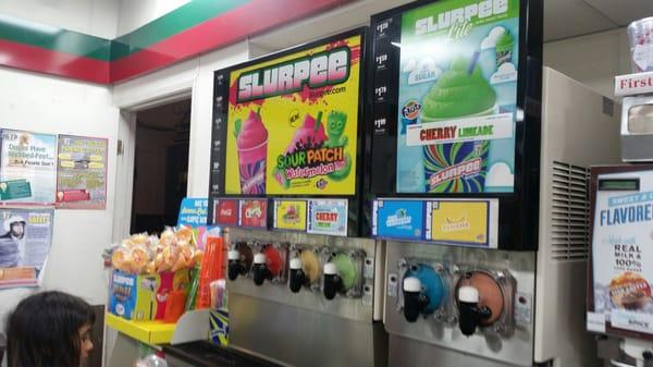 This branch is known for its slurpees which kids around the area crave!