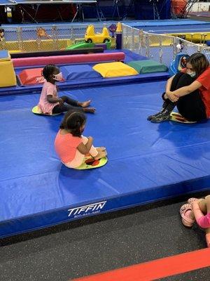 My Two year old in their toddler class. Coach Bella is Awsome!