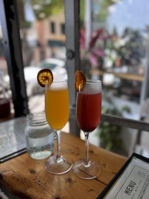 Mango & Berry Mimosas