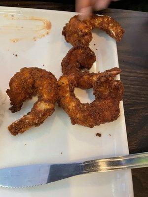 Breaded shrimp