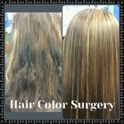 Hair color correction by Francy