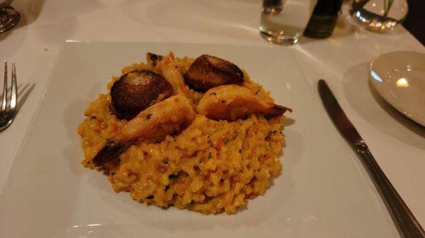 Seafood risotto